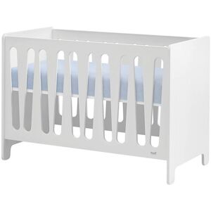 petitechambre.fr Lit bébé évolutif Moon 120x60   Blanc   MDF