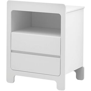 petitechambre.fr Commode blanche design Moon pour bébé   MDF