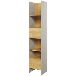 petitechambre.fr Bibliotheque TEEN FLEX gris et chene pour chambre d