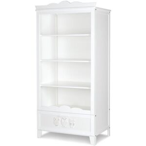 petitechambre.fr Bibliotheque enfant blanc Hibou   MDF et melamine