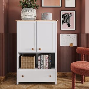 petitechambre.fr Commode haute STORY   Blanc   Panneaux Stratifies