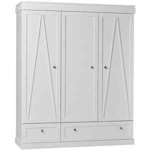 petitechambre.fr Armoire triple blanche Marie   Mélaminé