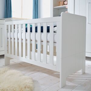 petitechambre.fr Lit bebe Calmo 120x60   Blanc   MDF