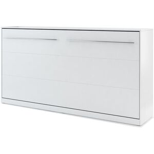 petitechambre.fr Lit armoire escamotable blanc mat   90 cm x 200 cm   Panneaux Stratifiés