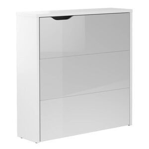 petitechambre.fr Petit bureau mural pliant blanc WORK CONCEPT SLIM   Panneaux Stratifiés