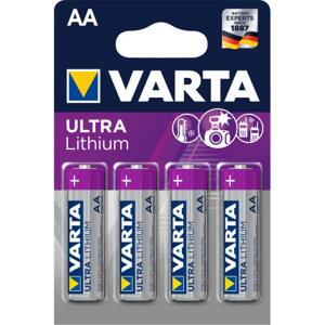 varta LR6/AA - PILE LITHIUM VARTA 1.5V BLISTER DE 4