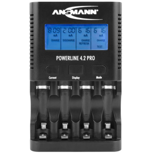 Ansmann Chargeur testeur de piles rechargeables Ansmann Powerline 4 Pro