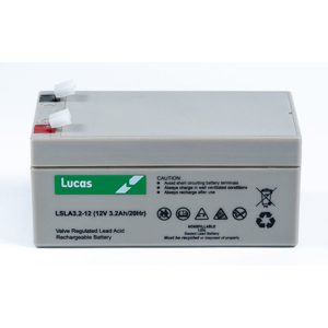 Lucas Batterie Plomb Etanche Stationnaire Lucas VRLA AGM  LSLA3.2-12 12V 3.2Ah.