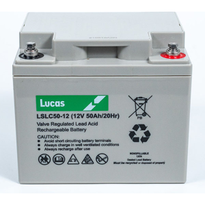 Lucas Batterie Plomb Etanche Stationnaire et Cyclage Lucas VRLA AGM  LSLC50-12 12V 50Ah.