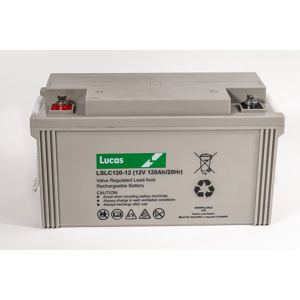 Lucas Batterie Plomb Etanche Stationnaire et Cyclage Lucas VRLA AGM  LSLC120-12 12V 120Ah.