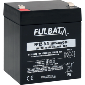 fulbat Batterie FULBAT  AGM  plomb Etanche FP12-5.4 (T2) 12 volts 5,4 Amps