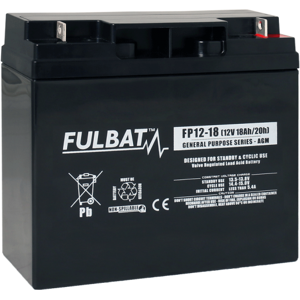 fulbat Batterie FULBAT  AGM  plomb Etanche FP12-18 (T3) 12 volts 18 Amps