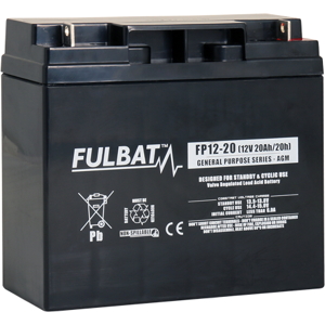 fulbat Batterie FULBAT  AGM  plomb Etanche FP12-20 (T3) 12 volts 20 Amps