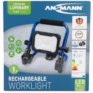 ANSMANN Projecteur de Travail FL800R rechargeable 10w Led 800 Lumen ip54