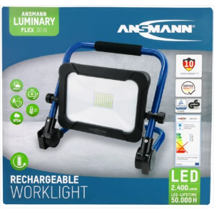 ANSMANN Projecteur de Travail FL2400R rechargeable 30w Led 2400 Lumen ip54