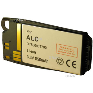 Otech Batterie de téléphone portable pour ALCATEL OT500 / 700 Li-ion 800 / 900mAh