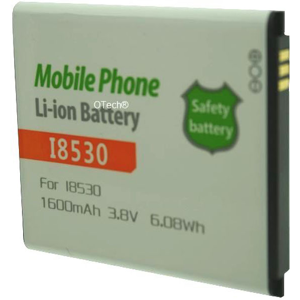 Otech Batterie de téléphone portable pour SAMSUNG I8530 3.8V Li-Ion 1600mAh