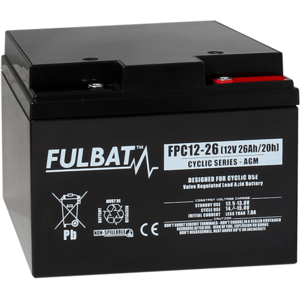 FULBAT Batterie Fulbat AGM Cyclique FPC12-26 (T12)