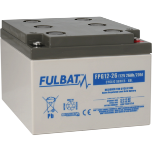 FULBAT Batterie Fulbat GEL Cyclique FPG12-26 (T12)