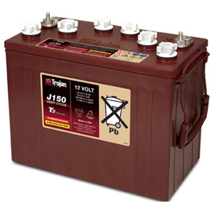 TROJAN Batterie TROJAN PLAQUES EPAISSES J150 N/A 12V 150AH  AMPS (EN) - Publicité