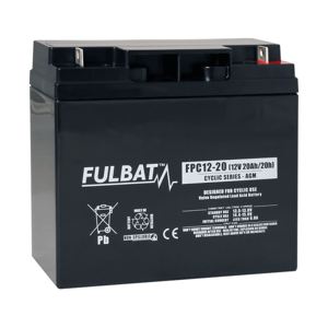 FULBAT Batterie Fulbat AGM Cyclique FPC12-20 (T3) - Publicité