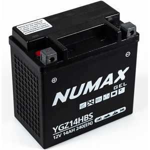 Numax Batterie moto Numax Supreme GEL Harley  YGZ14H-BS 12V 14Ah 240A