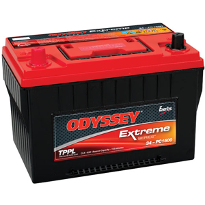 ODYSSEY Batterie  AGM ODYSSEY  AGM PLOMB PURE  PC1500 GR34 12V 68AH 1700 AMPS (EN)