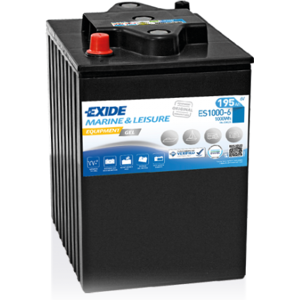 EXIDE BATTERIE EXIDE EQUIPMENT GEL - SUPERIOR GC2 6V 195AH 900A 244X190X275 +D ES1000-6