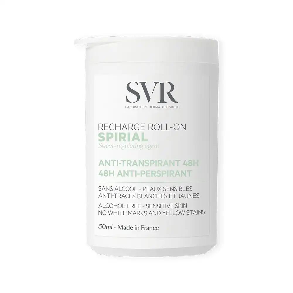 SVR SPIRIAL - Recharge Déodorant Anti-Transpirant 48h Roll-on, 50ml