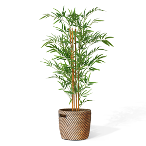 IDMarket Plante artificielle bambou 120 cm - Publicité
