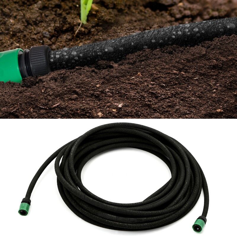 IDMarket Tuyau micro poreux 25 M goutte à goutte spécial irrigation IDMarket Tuyau micro poreux 25 M goutte à goutte spécial irrigation