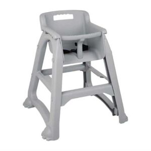 BOLERO Chaise haute empilable grise en polypropylène Bolero - Publicité