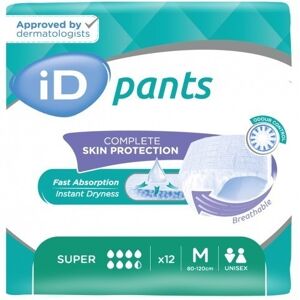 Ontex ID ID Pants Super Medium - 12 paquets de 12 protections