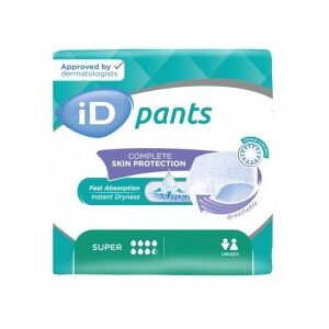 Ontex ID ID Pants Super XL 4 paquets de 12 protections