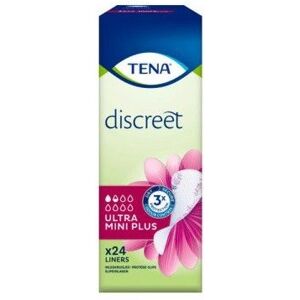 Tena Discreet Ultra Mini Plus - 12 paquets de 24 protections