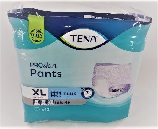 Tena Pants Plus XL - 12 paquets de 12 protections