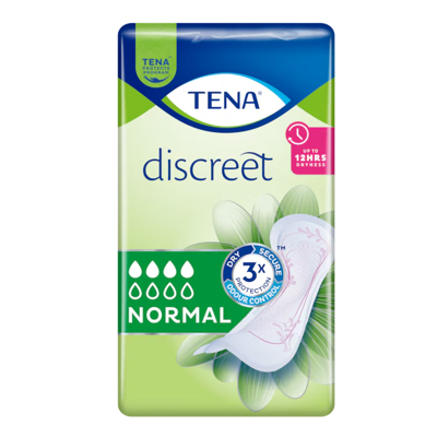 Tena Discreet Normal - 24 paquets de 24 protections - Publicité Tena Discreet Normal - 24 paquets de 24 protections - Publicité