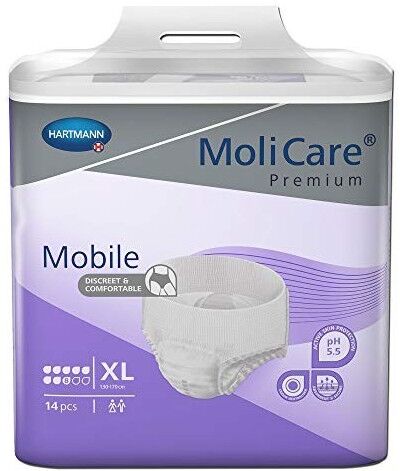 Hartmann MoliCare Mobile 8 gouttes XL - 10 paquets de 14 protections