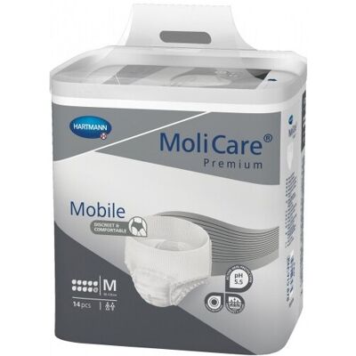 Hartmann MoliCare Mobile 10 gouttes Medium - 3 paquets de 14 protections - Publicité Hartmann MoliCare Mobile 10 gouttes Medium - 3 paquets de 14 protections - Publicité