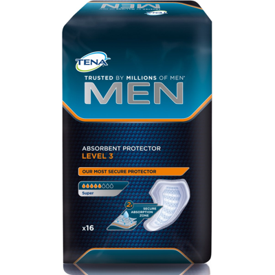 Tena Men Level 3 - 12 paquets de 16 protections - Publicité Tena Men Level 3 - 12 paquets de 16 protections - Publicité