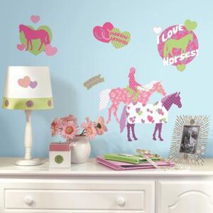 TheDecoFactory CHEVAUX PEACE AND LOVE