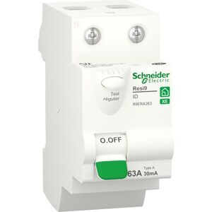 Schneider Electric Interrupteur differentiel embrochable Resi9 XE Schneider 63A - type A