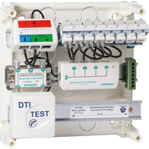 Coffret de communication grade 1 Siemens 8 RJ45