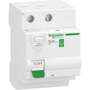 Schneider Electric Interrupteur differentiel embrochable Resi9 XE Schneider 63A type AC