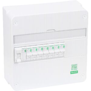 Schneider Electric Tableau pré-équipé peignable Resi9 XP Schneider 1 rangée 13m