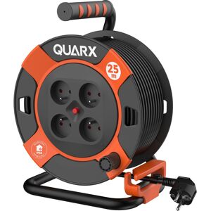 QUARX Enrouleur câble électrique bricolage Quarx 25m - 3x1,5mm²