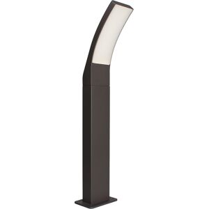 Arlux Borne extérieure LED Curve R anthracite Arlux 10W - 3000K - 1000lm - Avec détecteur