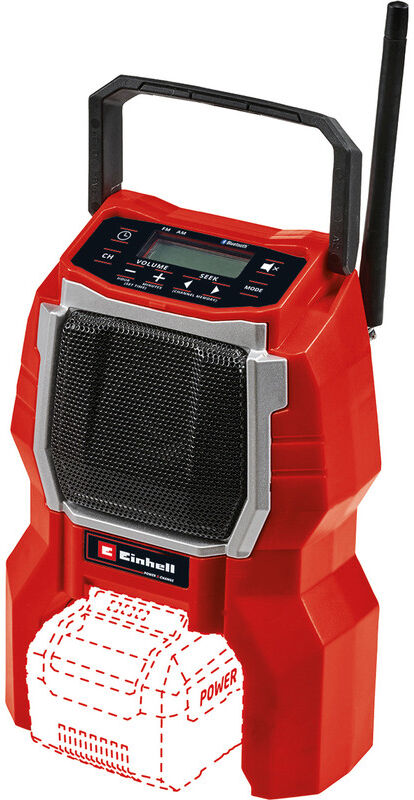 Radio sans fil Einhell TE-CR 18 Li BT Solo (machine seule) 18V Li-ion