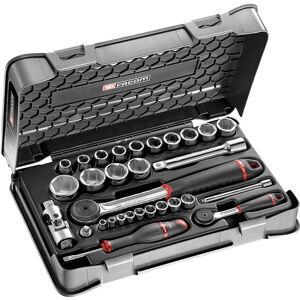 Coffret de douilles 1/4 1/2 6 pans Facom R.161B - S.161B (30 Pcs)