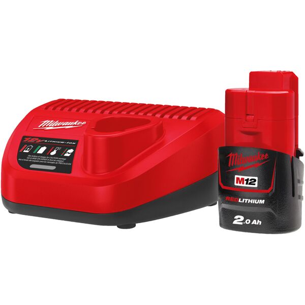 Kit chargeur + 1 batterie Milwaukee Li-ion 12V - 2Ah